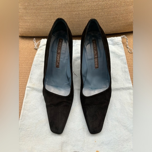 Vintage Pied à Terre Suede Heels EU37.5 - Picture 1 of 7